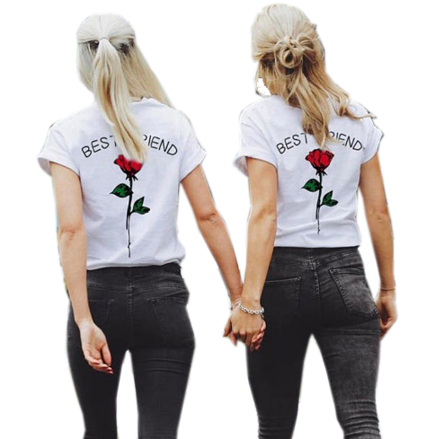 T Shirt Dla Przyjaciolek Best Friend Roza Bawelna 7284042777 Oficjalne Archiwum Allegro