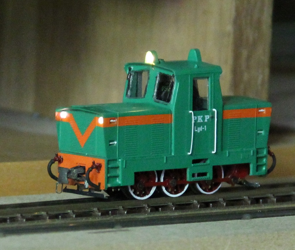 Lyd1 lokomotywa wąskotorowa, skala H0e 1:87, DCC