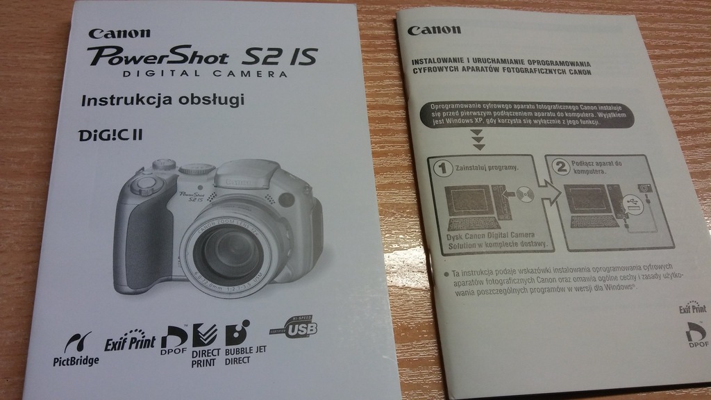 instrukcja obsługi Canon  PowerShot S2 IS