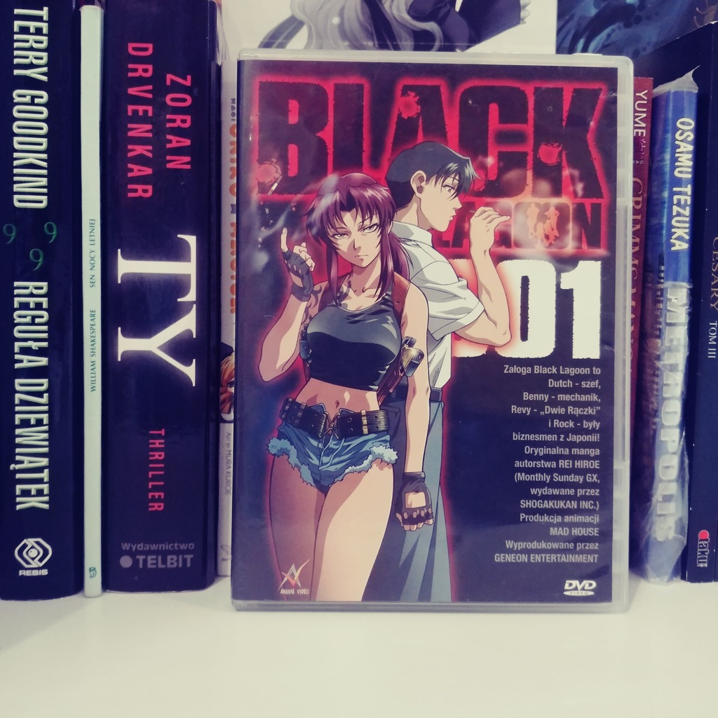 Black Lagoon Anime Manga Plyta 1 Odcinki 1 4 Unika Oficjalne Archiwum Allegro