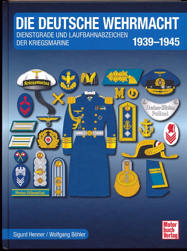 Kriegsmarine -rangi i barwy marynarki woj. 1939-45