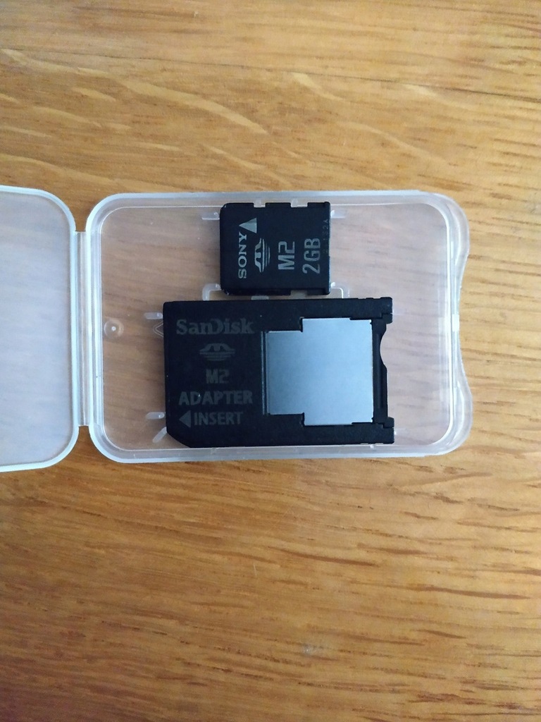Karta pamięci Memory Stick Sony M2 2GB + Adapter