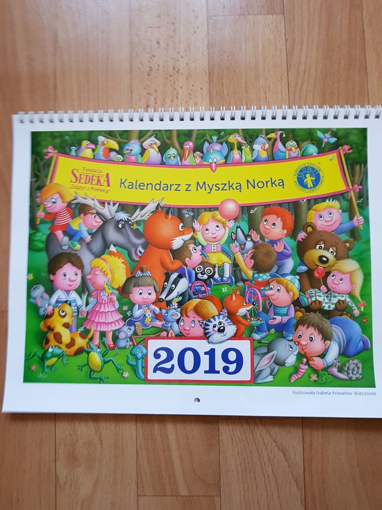 Kalendarz z Myszką Norką. 2019