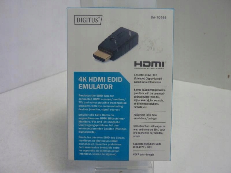 DIGITUS 4K HDMI EDID EMULATOR / PUD