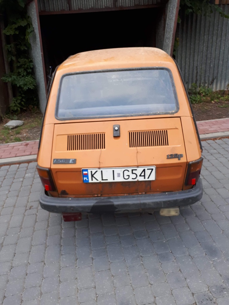 Fiat 126p Kapliczka z papierami !! 1987 7411395634