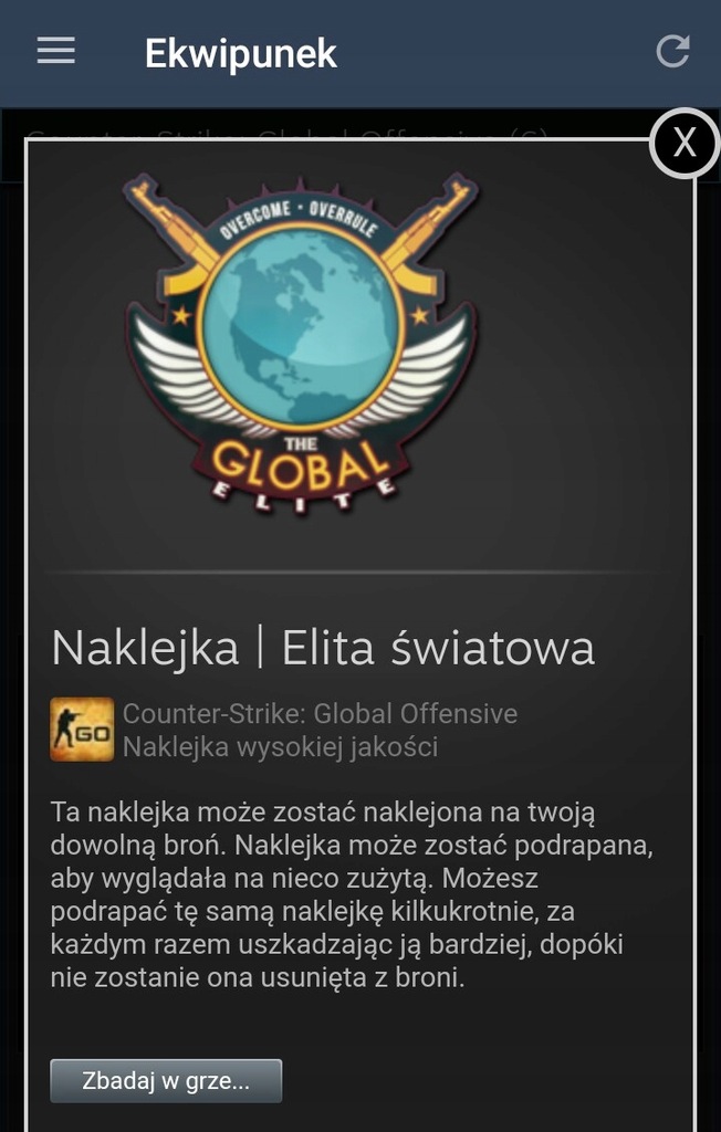Naklejka | Elita światowa