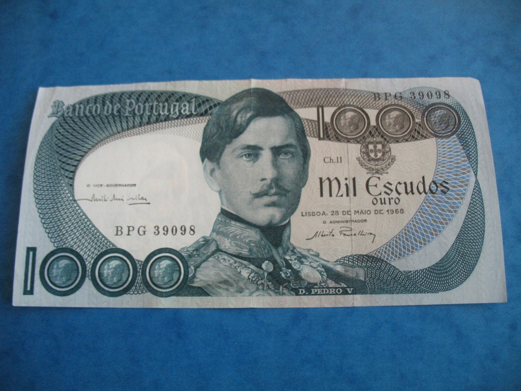 Portugalia 1000 escudo 1968