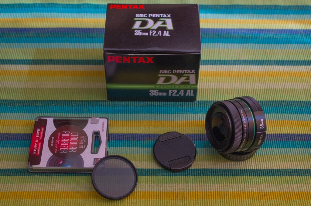 PENTAX SMC DA 35 mm f/2.4 + FILTRY