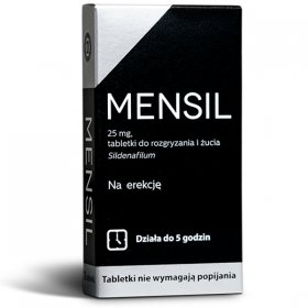 Mensil 25mg 2 tabletki do rozgryzania i żucia
