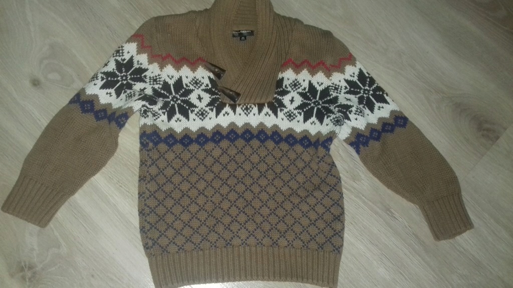 98/104 ciepły norweski sweter kappahl