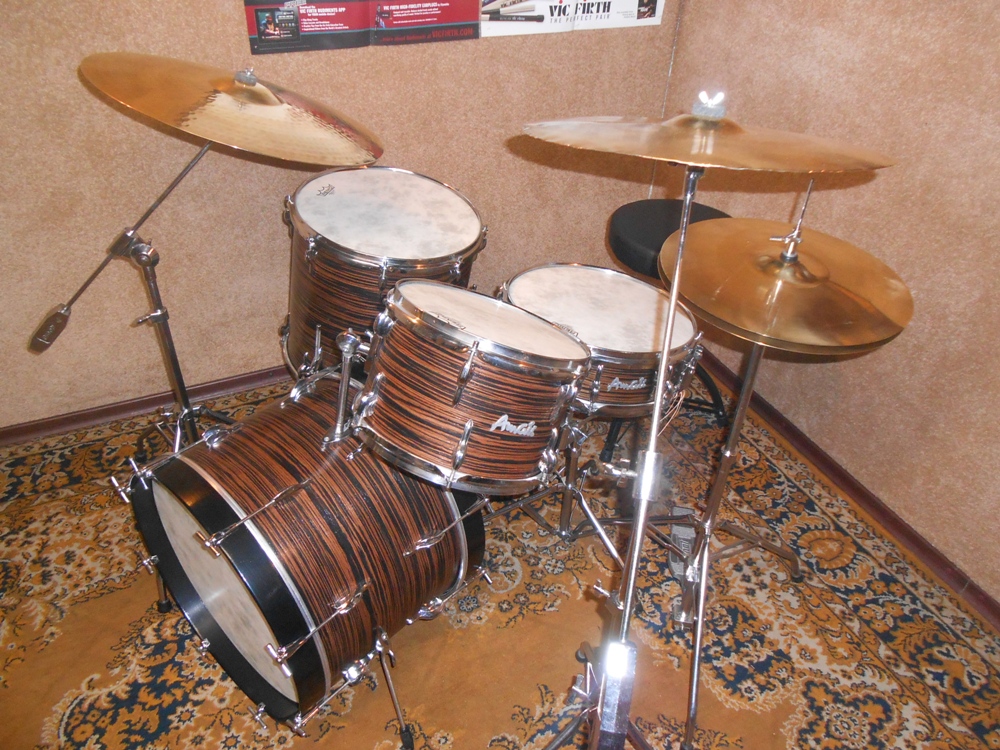 Perkusja Amati Vintage Lignalone + Evans + Remo !