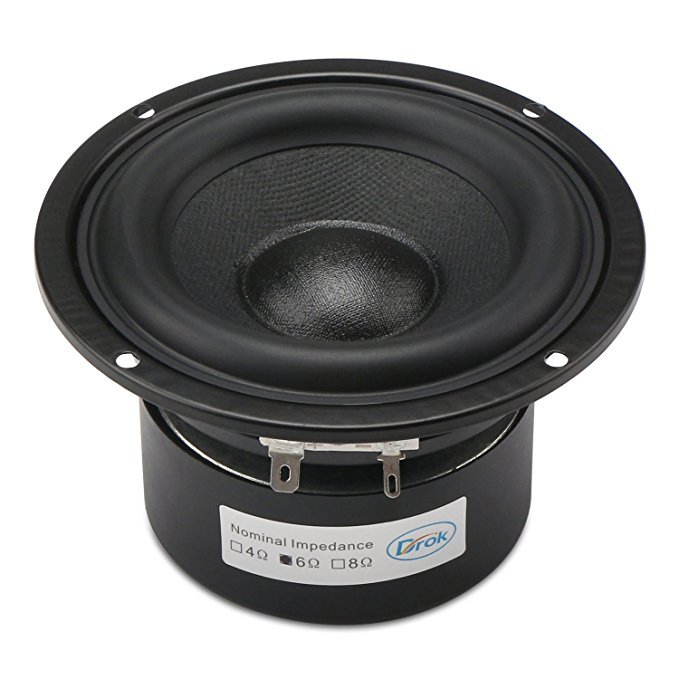 GŁOŚNIK NISKOTONOWY SUBWOOFER 6 OHM 40W HIFI