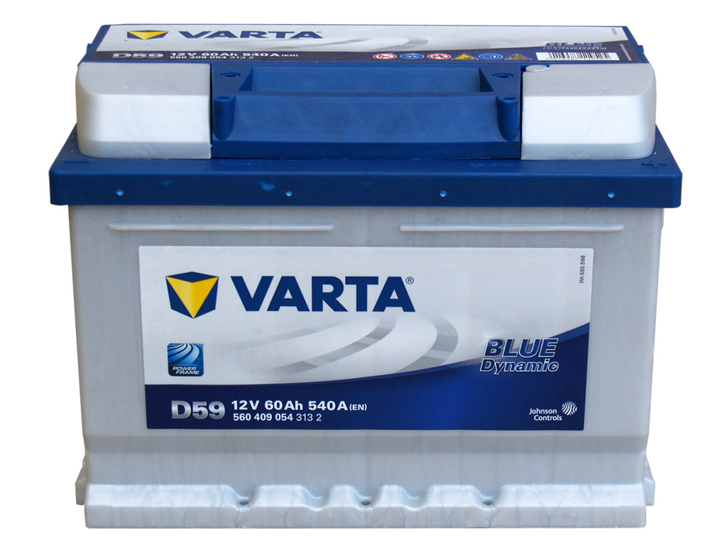 Аккумулятор varta 60ah 540a