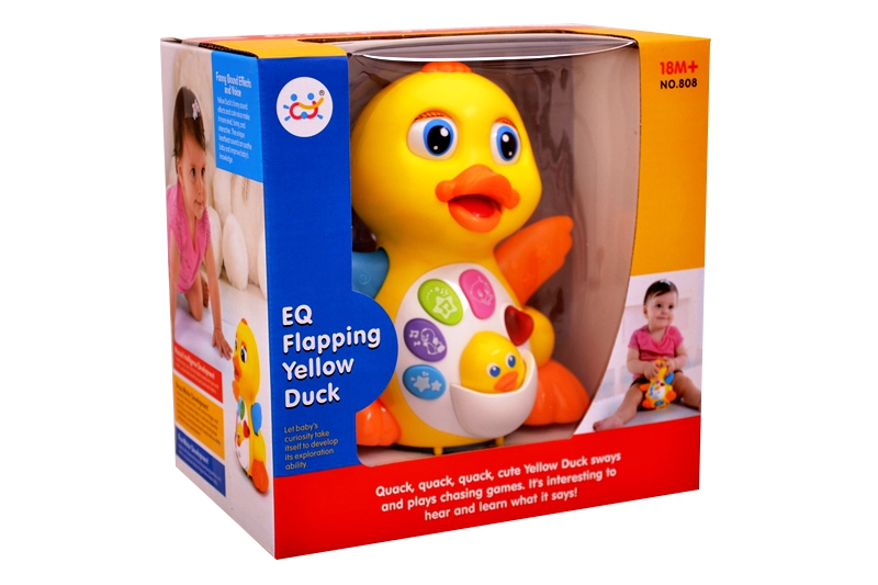 Grający, jeżdżący świecący KACZOREK 808 huile toys