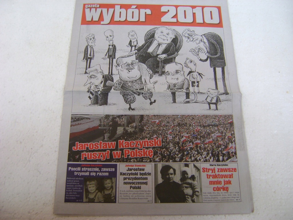 WYBOR 2010 GAZETA WYBORCZA WYBORY PREZYDENCKIE