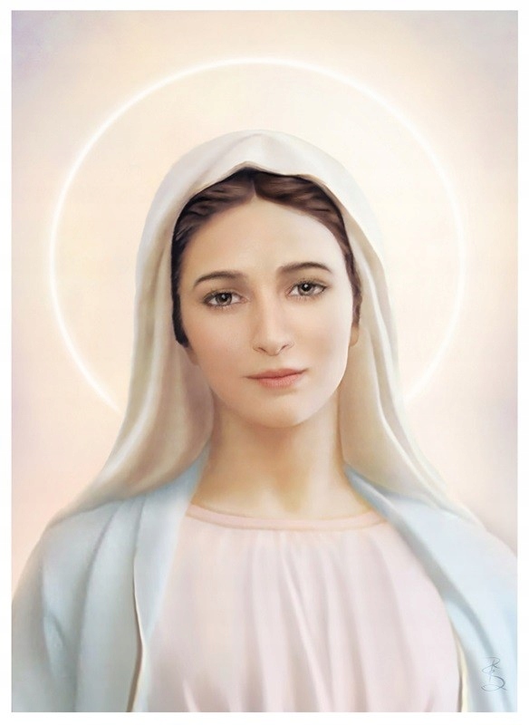 Maryja Pani z Tihaljiny - Obraz z zawieszką 30 cm