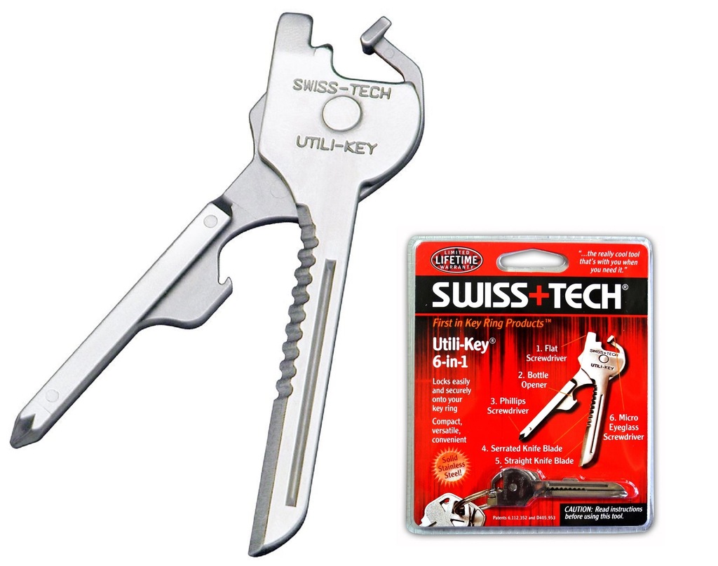 MULTITOOL NIEZBĘDNIK SWISS TECH 6w1 KLUCZ NOŻ PIŁA