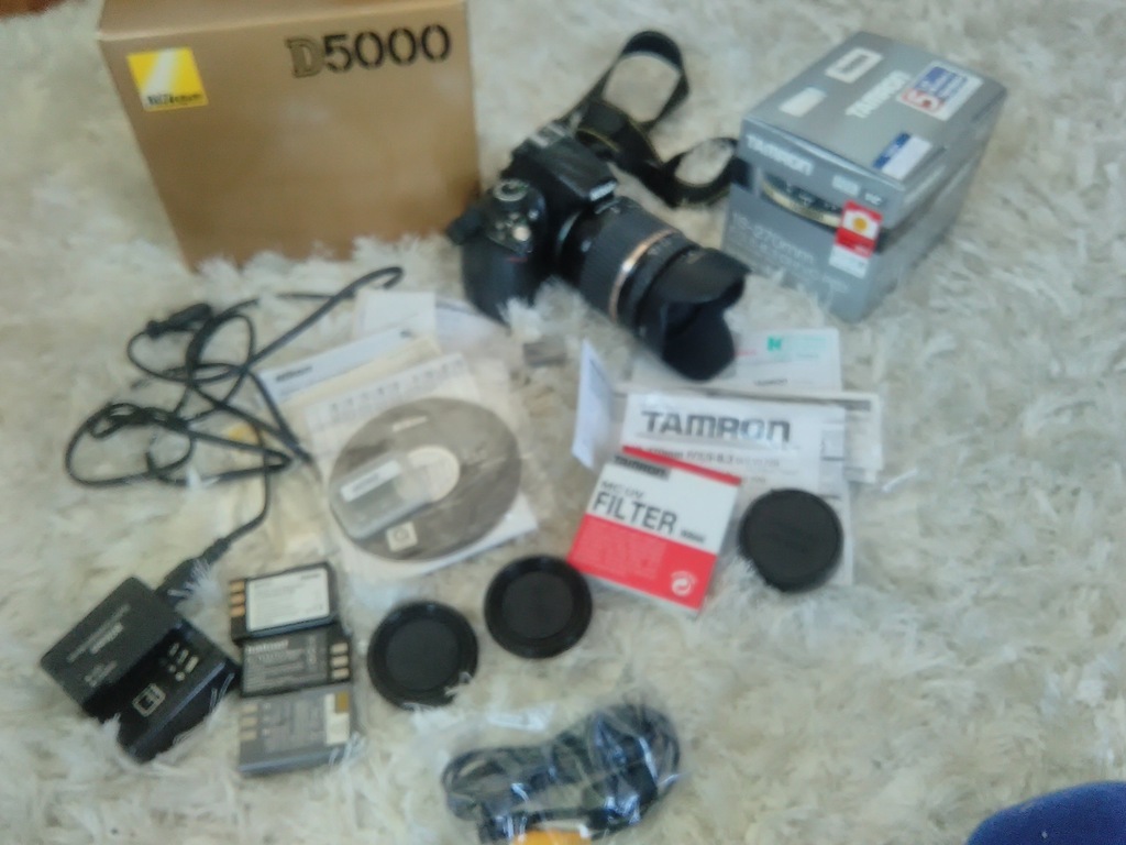 zestaw Aparat Nikon D5000 + Obiektyw Tamron 18-270