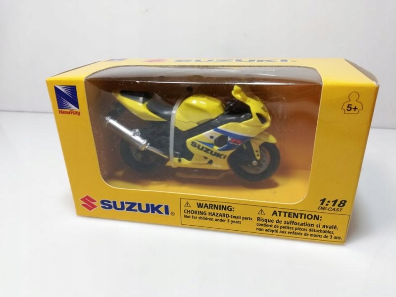 MODEL MOTOCYKL SUZUKI GSX-R600 1:18 NEW RAY