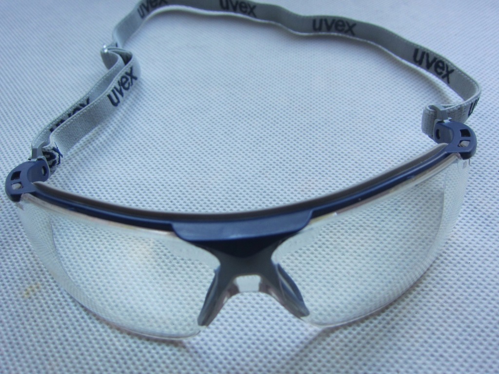 okulary wojskowe UVEX szkla przezroczyste