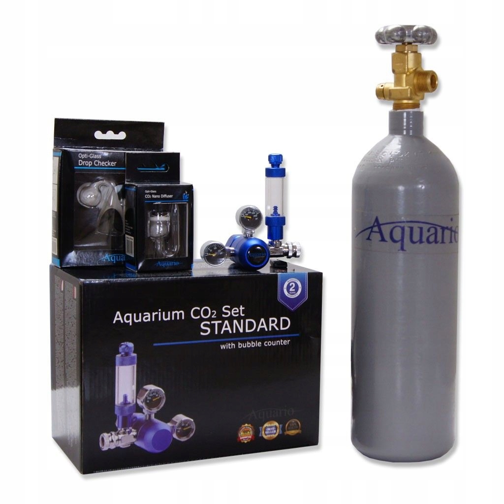 ZESTAW CO2 Aquario BLUE Standard + BUTLA 7L