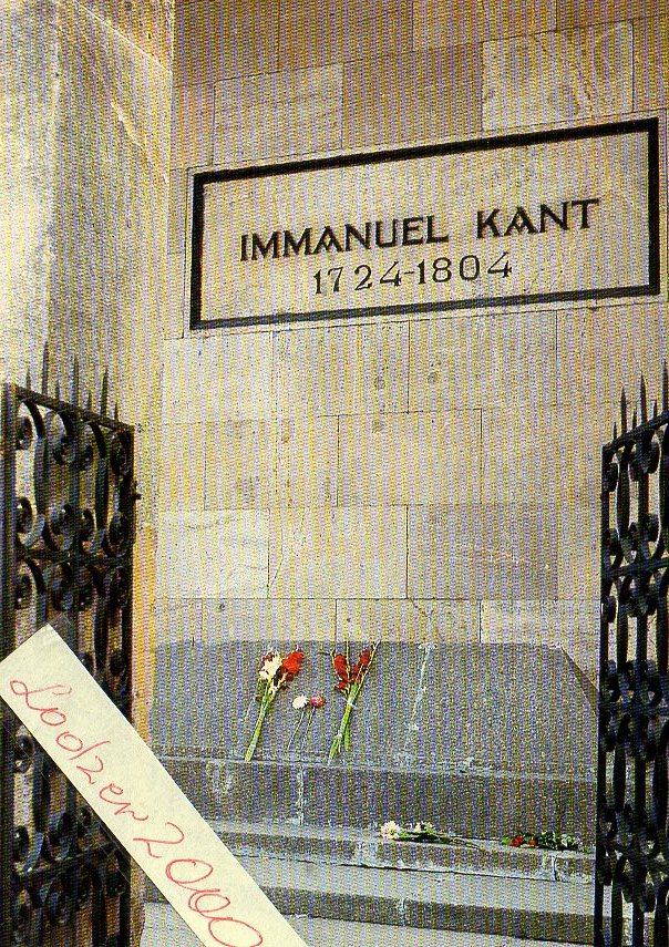 KRÓLEWIEC KONIGSBERG IMMANUEL KANT GRÓB