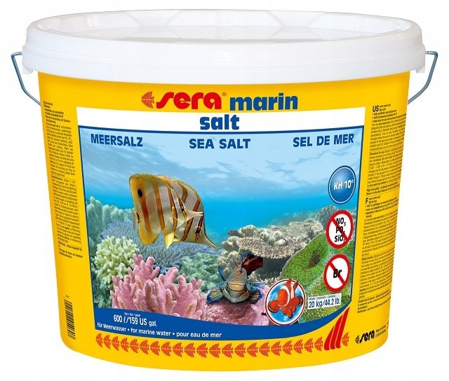 Sera Marin Basic Salt 20 kg/600 l. - sól morska