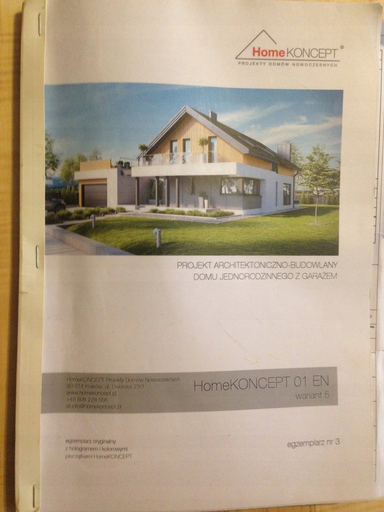 Projekt domu homekoncept 1 energo wariant 5