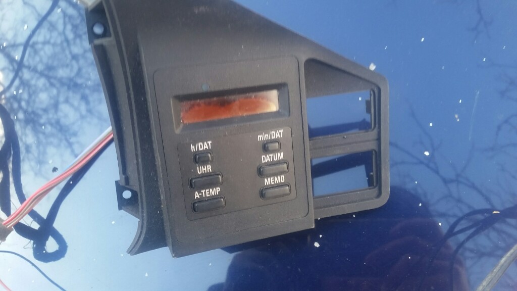 obc termometr zegarek bmw e28
