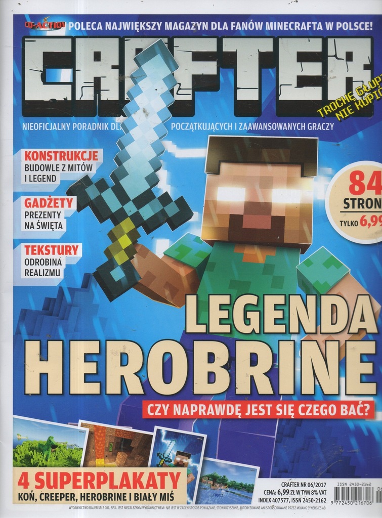 6/2017 CRAFTER CD Action LEGENDA HEROBRINE