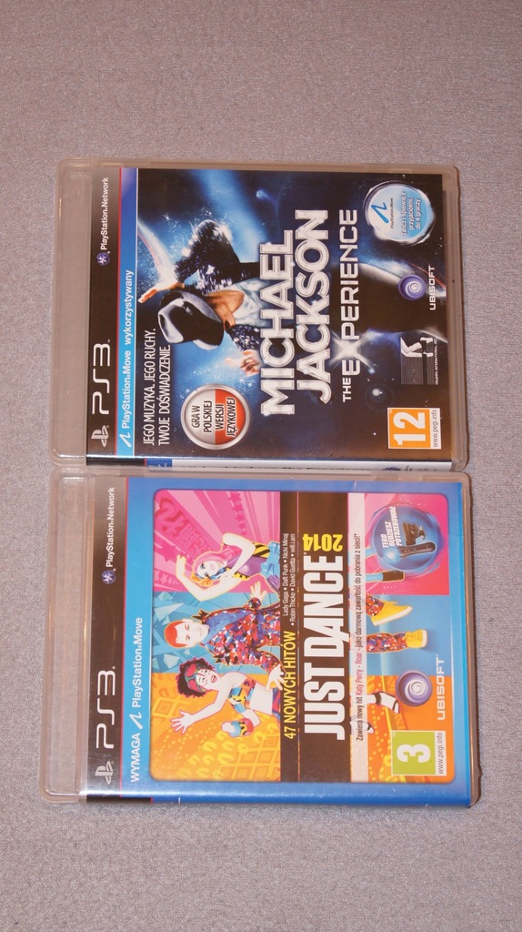 Dwie gry PS3: Just Dance 2014 + Michael Jackson
