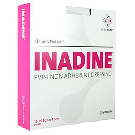 INADINE opatrunek jodopowidon 9,5 X 9,5cm 1szt.