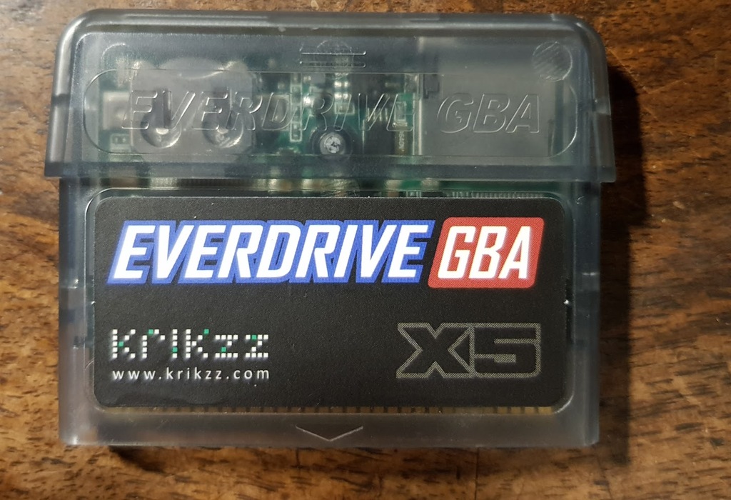 EverDrive GBA X5 nagrywarka Game Boy Advance flash