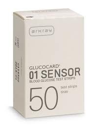 GLUCOCARD 01 SENSOR, paski 50 sztuk