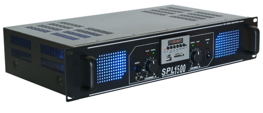 Wzmacniacz estradowy Skytec SPL 1500 USB MP3