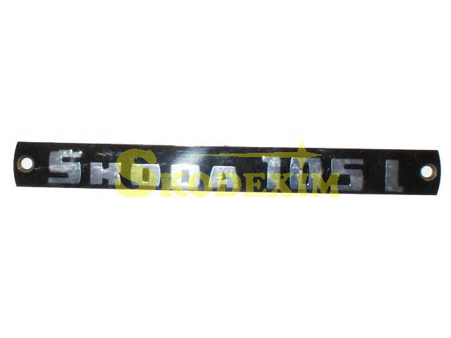 ORYGINAŁ EMBLEMAT Napis SKODA 105 L