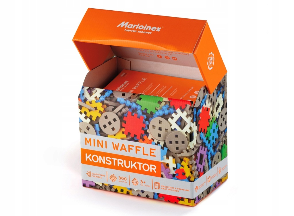 KLOCKI WAFLE MINI 300SZT KONSTRUKTOR MARIOINEX