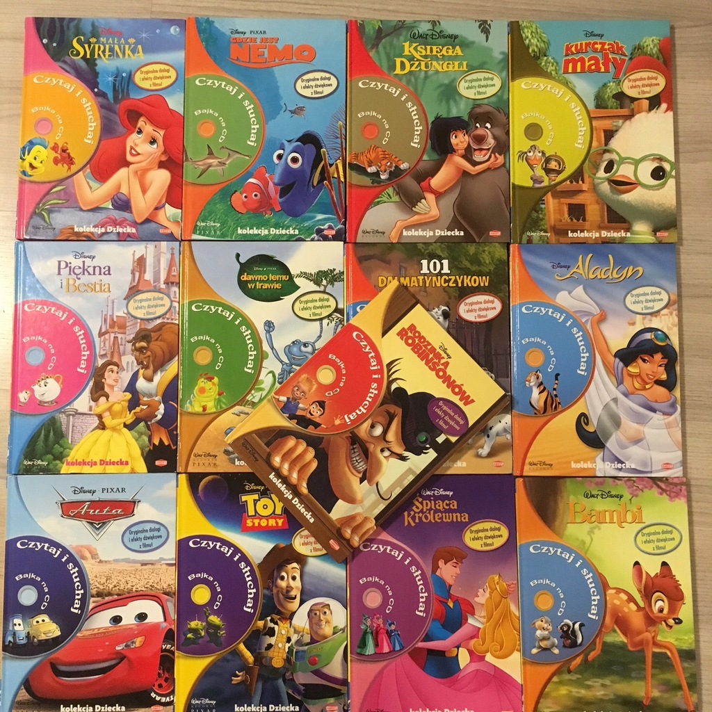 Disney - Czytaj i Słuchaj (książka +CD), 13 części