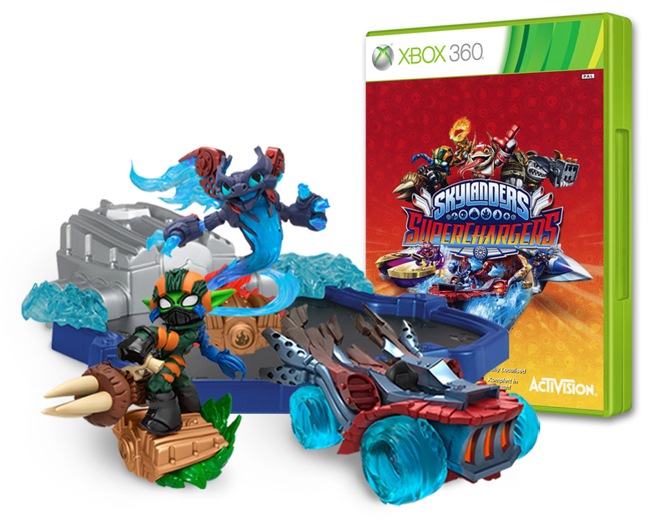 SKYLANDERS SUPERCHARGERS STARTER PACK XBOX 360