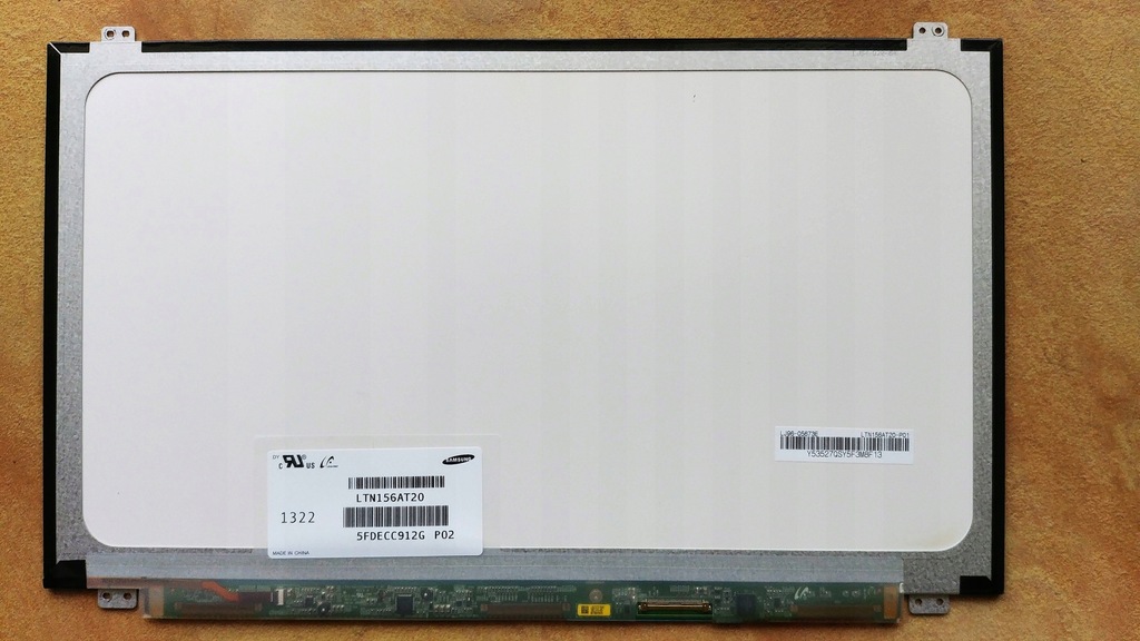 Matryca LED HD 40PIN SLIM LTN156AT20-P01 SAMSUNG