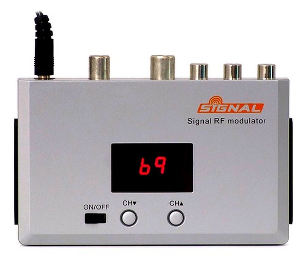 SIGNAL RF modulator. System: PAL D/K