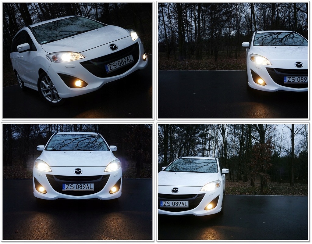 Mazda 5 II gen. 2.0 benzyna 150KM biała śliczna