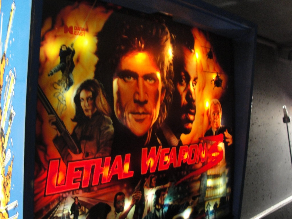 FLIPPER FLIPER PINBALL LETHAL WEAPON 3