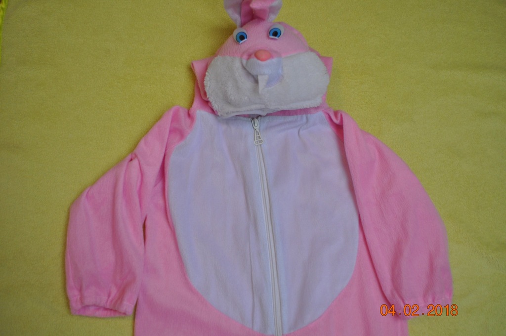 Strój króliczka na bal, 92-98cm, bal karnawałowy