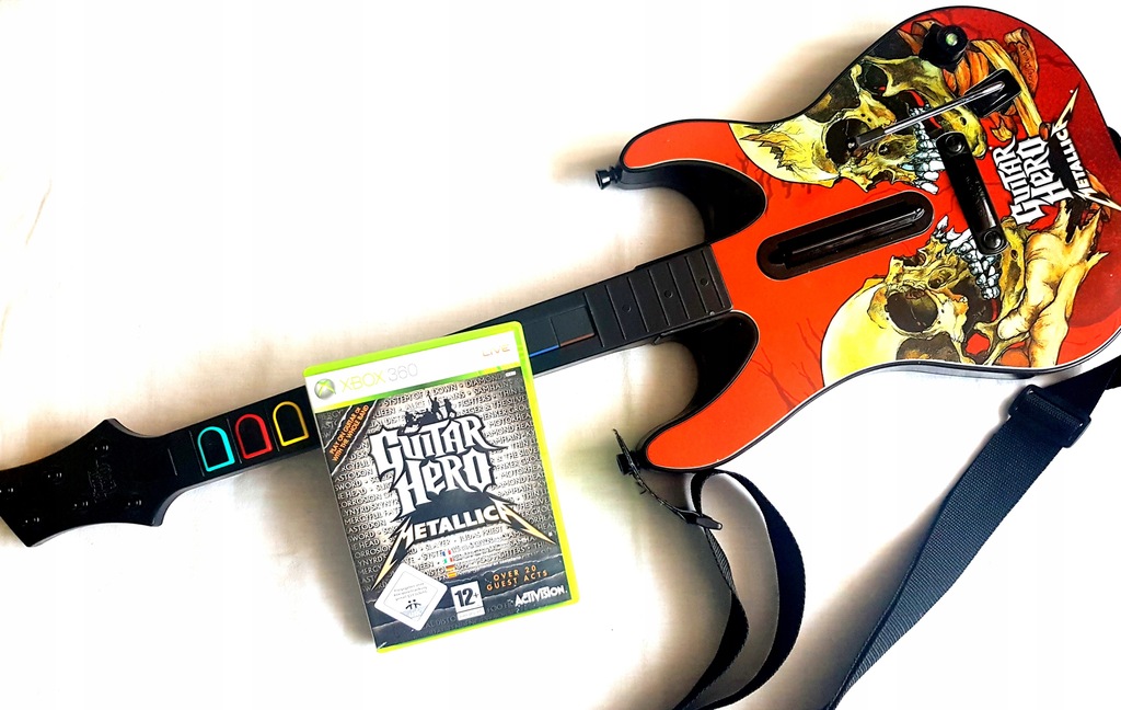 Gitara Giutar Hero Metallica Xbox 360