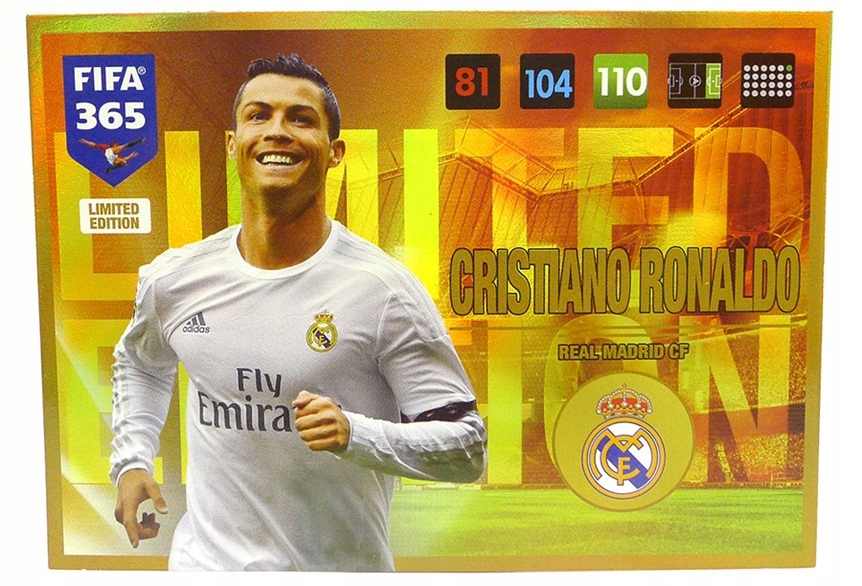 Karty Panini Fifa365 2017 Limited Xxl Ronaldo Duza 7689360753 Oficjalne Archiwum Allegro