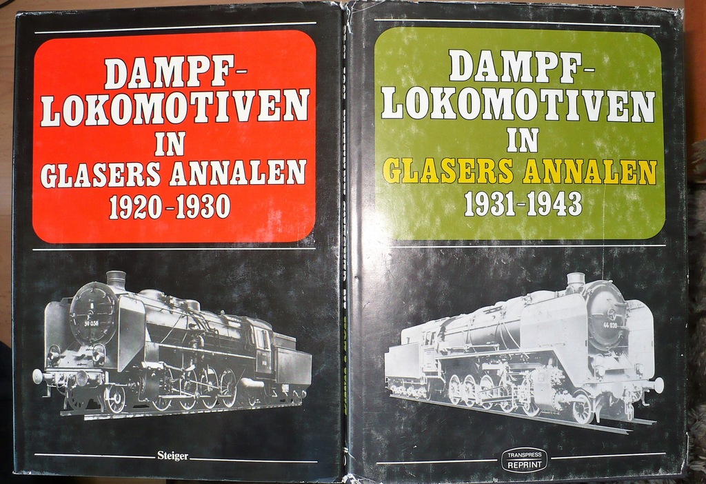 Parowozy Dampflokomotiven in Glasers Annalen