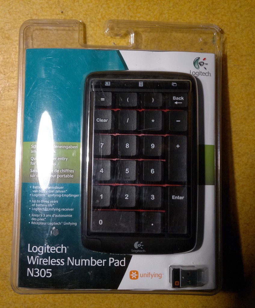 Klawiatura numeryczna Logitech Number Pad-N305 - 7187357389