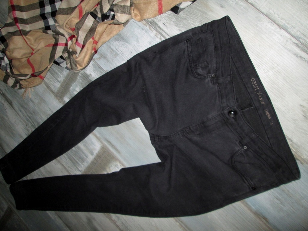 OASIS skinny STRETCH spodnie jeans rurki 42 XL