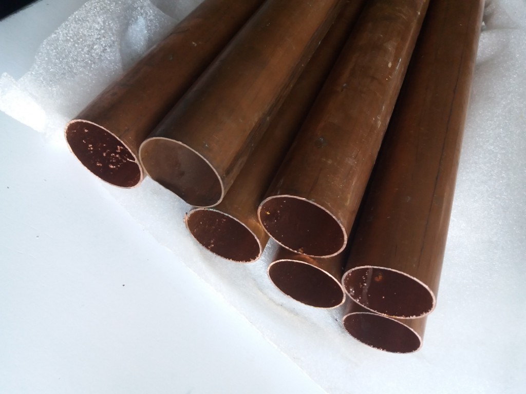 rura rurka miedziana twarda FI 54 x 1,5 mm